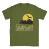 Men T-Shirts Isla Nublar Research Team Vintage 100% Cotton Tees Short Sleeve Jurassics Parks T Shirt Crew Neck Clothes Printed