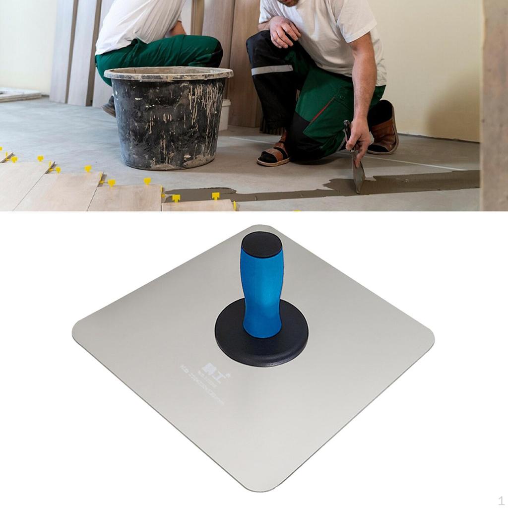 Aluminium Plaster Hawk Finishing Plastering Tool Mud Plate Home Decorating with Handle