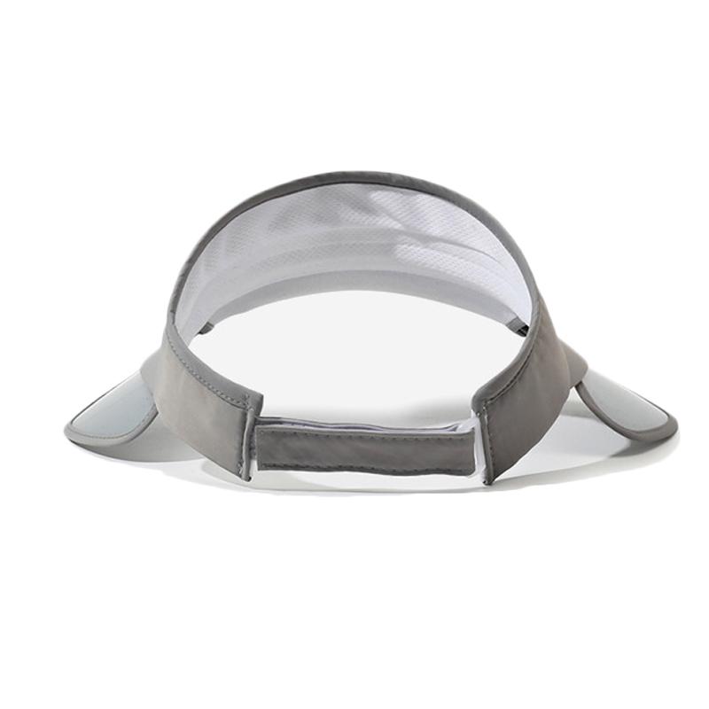 Long Brim Sunscreen Sun Hat for Unisex Outdoor Summer Breathable Solid Color Cap with Drawable Brim Sun Hat