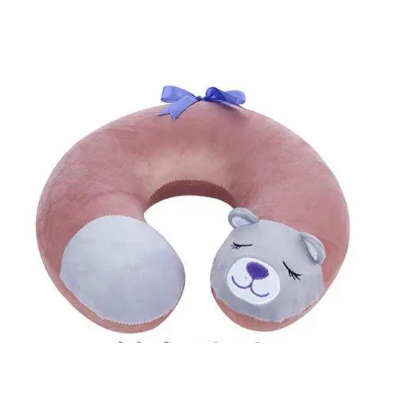 Natural Latex U-shaped Pillows Neck Pillow On the Airplane Ealth Care Orthopedic Massage Pillow for Travel