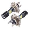 Motorcycle Headlight Motorcycle Scooter H4 BA20D PX15D 24 LED Light Super Bright Light Lamp Moto DRL Lights