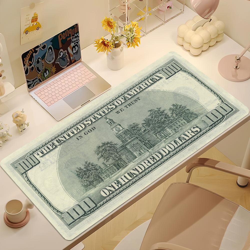 Money Classic Dollar Funny Mouse Pad Nonslip Thickened MousePad Student Gaming Cushion Large Writing Lockedge Office