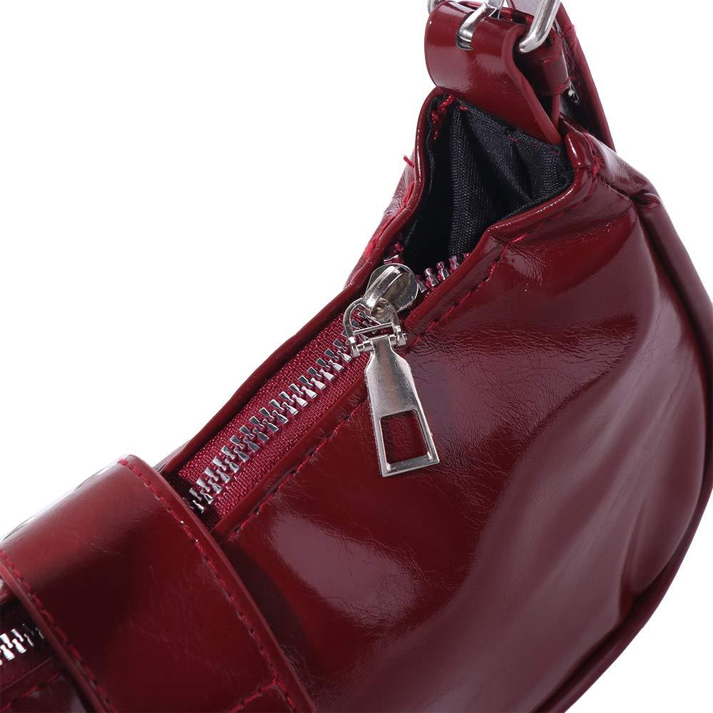 Torba na ramię Y2k ze skóry PU, designerska torebka Spicy Girl, casualowa torba pod pachę z klamrą, dla kobiet