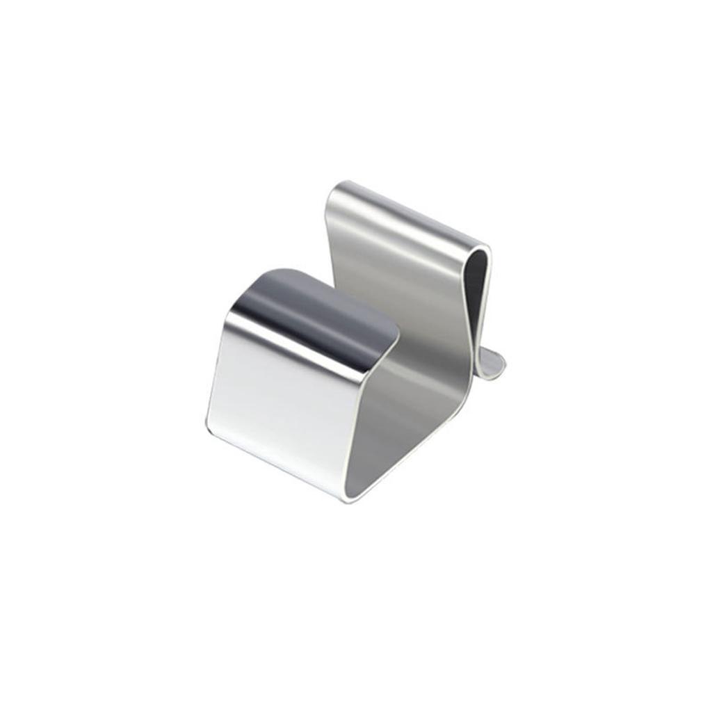 A01F-100PC Christmas Lights Gutter Hooks Galvanized Holiday Lights Roof Hooks Christmas Light Clips B