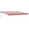 Retractable Awning Frame Red and White 400 X 300 Cm