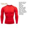 Men Sport Top 3D Slim Fit High Elasticity Round Neck Quick-drying Long Sleeves Slim Fit Compression Figure Shaping Gym Running Basketball T-shirt