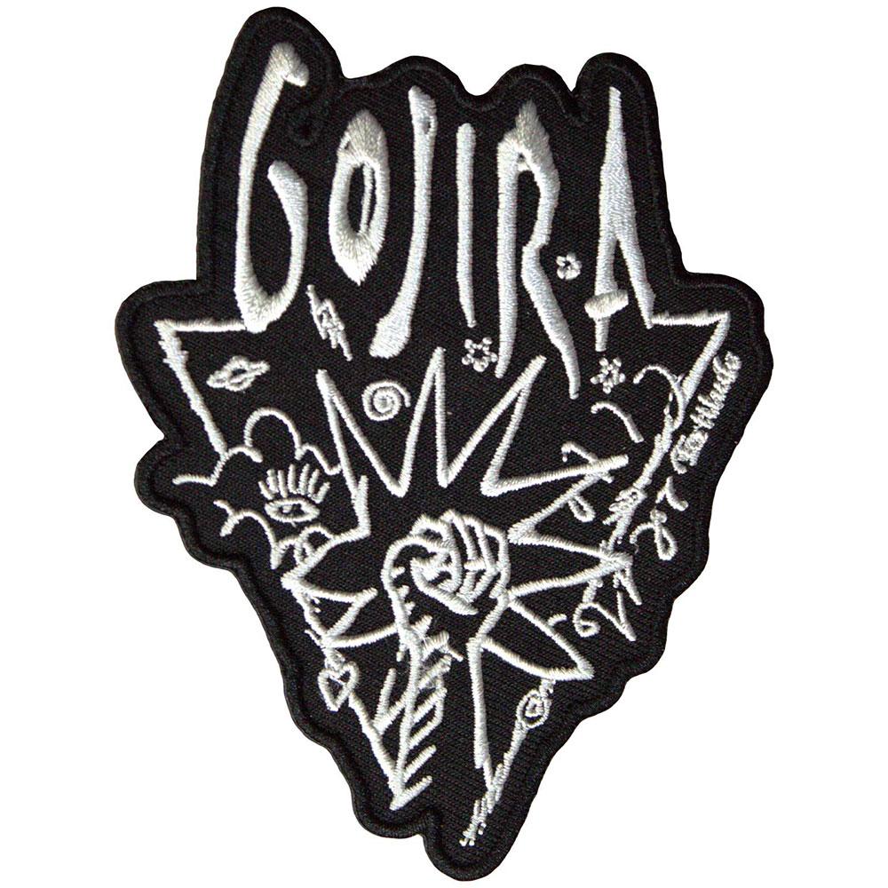 Gojira Power Glove Woven Iron On Patch