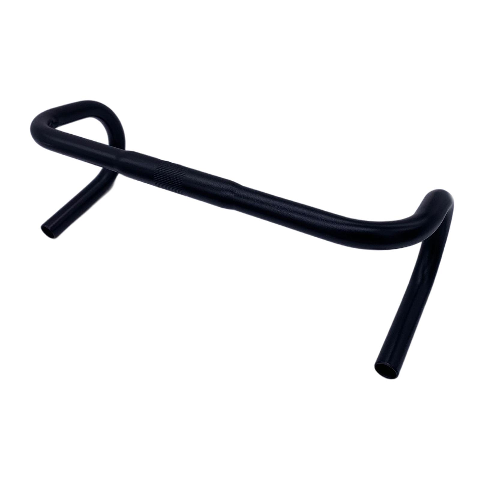 Lightweight Bicycle Handlebar Aluminum Alloy Drop Bar for Gravel Mountain Bike Handle Upgrade чёрный