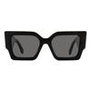 Off White Women S Square Catalina SunglaSSeS Oeri128 1007 Black 55mm 1007