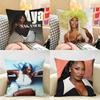 AAya Nakamura Photo Cushion Cover Natural Linen Double Sided Print  Throw Pillow Case for Sofa Couch Home Decor