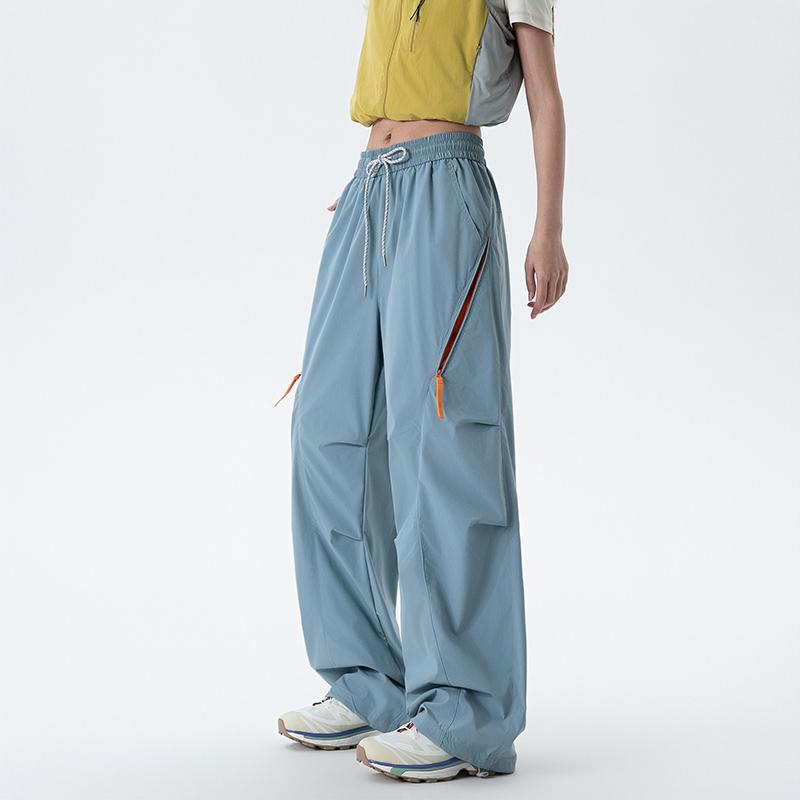 Women's Loose Pants And Men's Summer Casual Straight Leg Pants