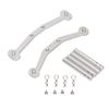 RC Metal Aluminum Body Mount Set CNC Machining Silver Color RC Replaceable Parts for ARRMA Typhon