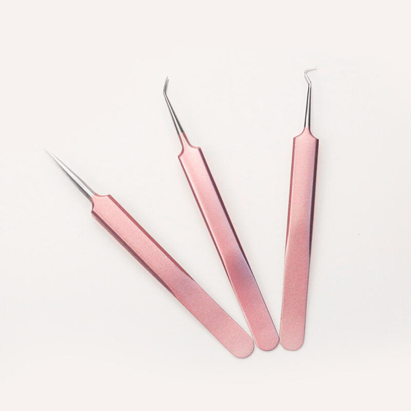 Haren verwijderen met pincet ingegroeide haren talgextractie verwijdering