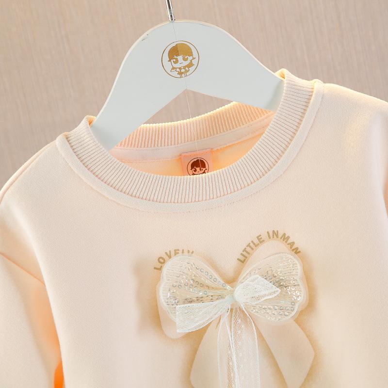 Autumn Long Sleeve Sweatshirt Dress for Girls - Fashionable Spring/Autumn Top