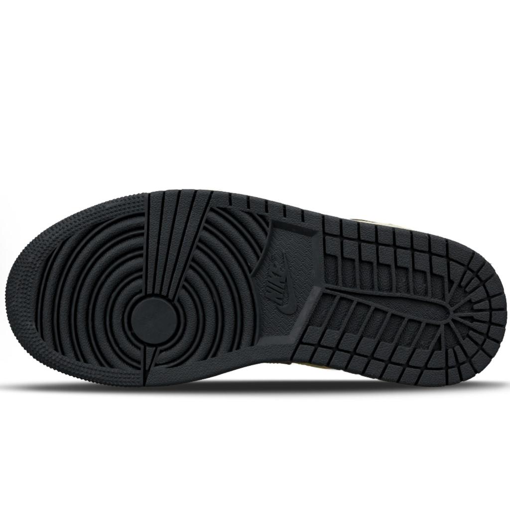 Jordan Air Jordan 1 Abrasion Resistant Abrasion Resistant Low Top Vintage Basketball Shoes Unisex Black Brown DC0774-101(Team973-)