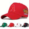Unisex Gothic Letter A Embroidery Side Worldwide Baseball Caps Spring Autumn Outdoor Sunscreen Hat Adjustable Casual Trucker Hat