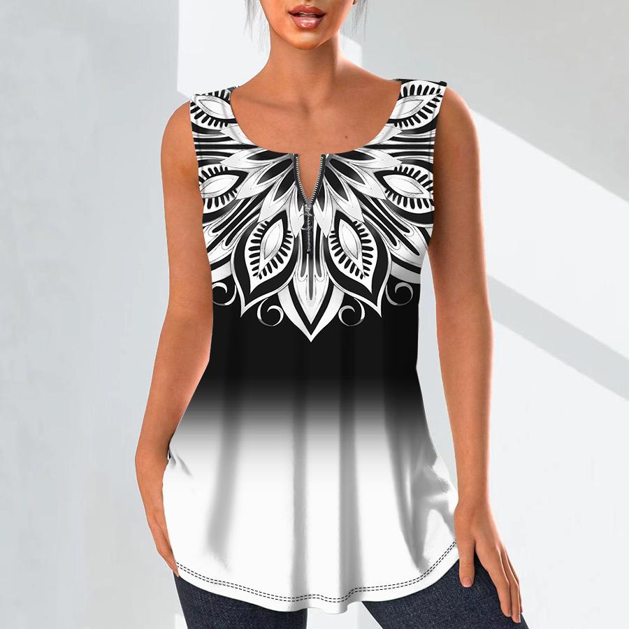 

Женские модные рубашки с v-образным вырезом, повседневные топы, футболка, женский жилет с 3D рисунком листьев, блузка без рукавов больших размеров, топы на бретелях L белый