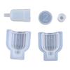 Bottle Resin Mold Storage Bottle and Stopper Resin Mold Jars Silicone Epoxy Mold for DIY Perfume Liquid Container Crafts