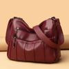 New Soft Leather Mommy Crossbody Bag for Women 2026, Women's Shoulder Bag for Middle-aged and Elderly Women Casual Handbag