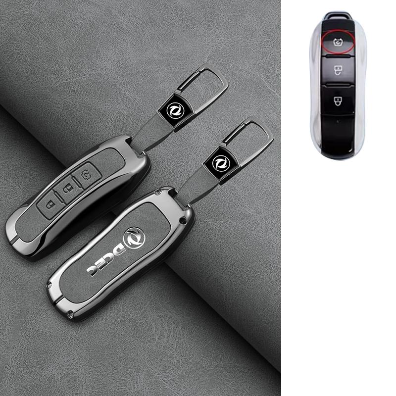 

3 Buttons Zinc Alloy Car Key Case Cover For Shell Dongfeng Fengon Fengguang Ix5 580 Ix7 Seres Sf5 Auto Protector Keychain