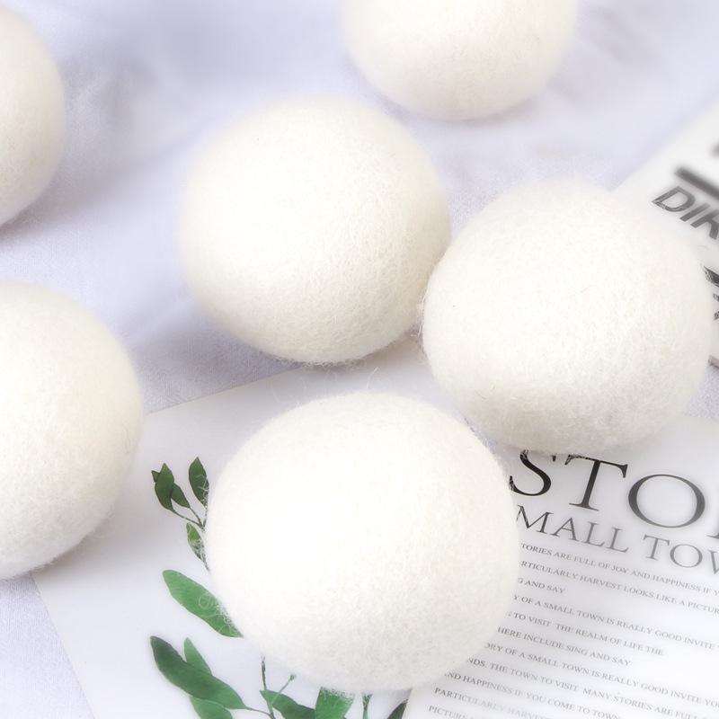 Handmade Wool Dryer Balls - Anti-Tangle, Anti-Wrinkle, Quick-Dry Laundry Décor