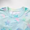 Girls' Star Printed Short-sleeved Sports Suit Summer Children's Fashion Casual Suit