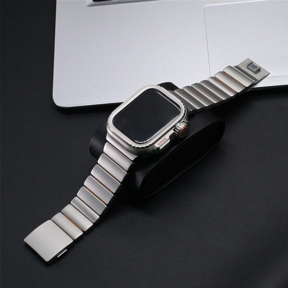 Stainless Steel Band+Metal Case for Apple Watch Ultra 3 49mm 46mm 45mm 44mm Luxury Strap Protective Case for Iwatch 11 10 9 8 7