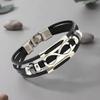 Vintage Infinity Beads Charm Bracelet Men Punk Multi-layer Leather Bracelets Luxury Jewelry Gifts Wholesale