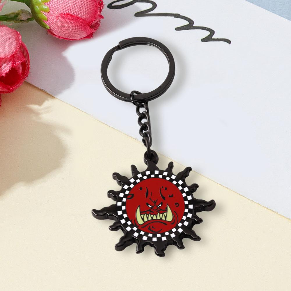 Evil Day Clan Warhammer Keychain Pendant for Game and Motorcycle Enthusiasts