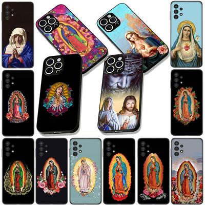 Phone Cover for Apple iPhone 17 16 14 15 Pro Max Plus 15+ 16E XR ProMax Air 16+ Casing Flexible Case Virgen De Guadalupe