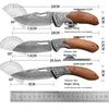 Hand-Forged Damascus Portable Folding Knife for Outdoor Camping
