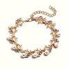 Simulation Pearl Necklace Bracelet Earrings Set Bridal Dress Versatile Accessories Fashion Jewelry Gift