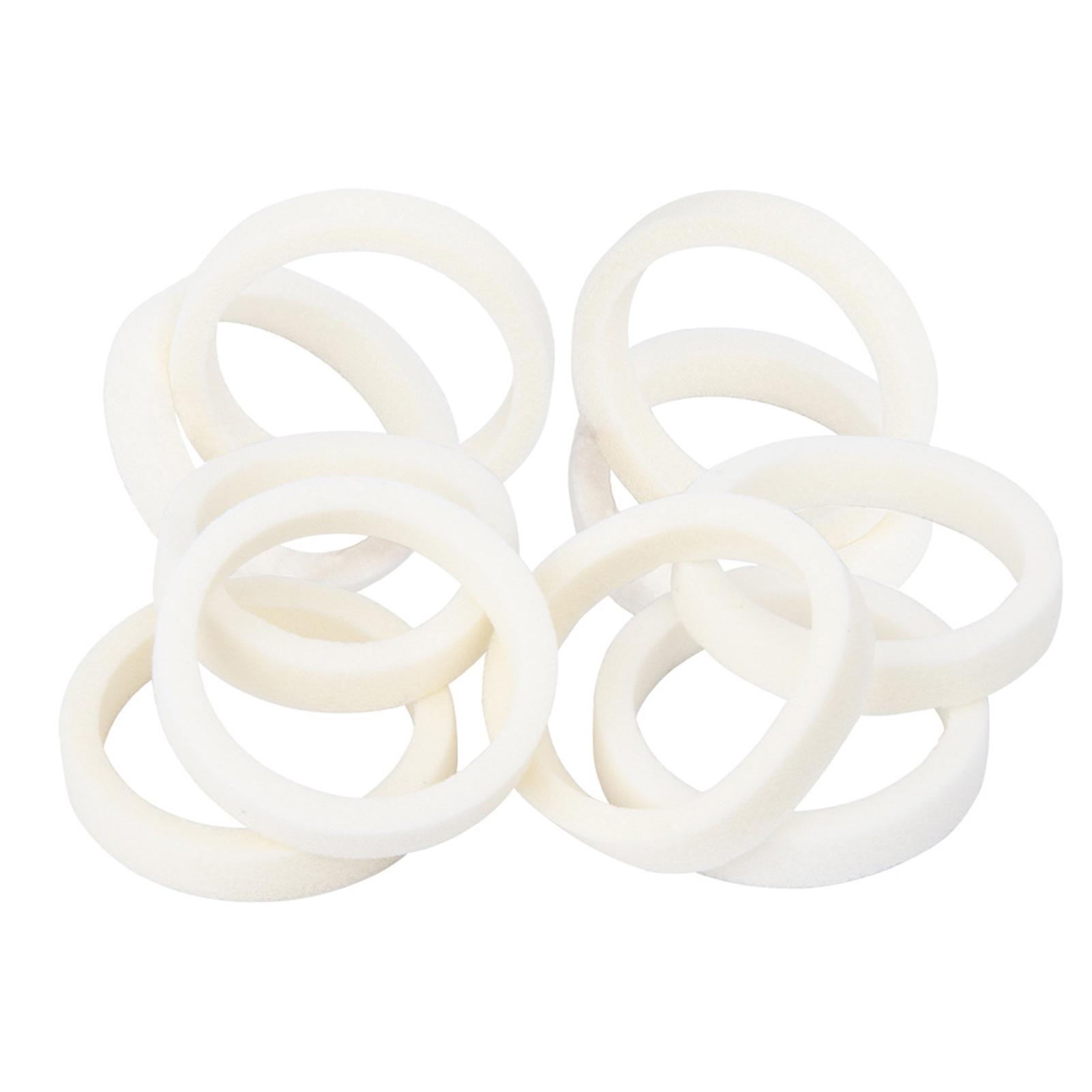 Sponge Foam Rings /Bushings /Sealing Ring O Ring Travel Limiter for Bicycle Suspension Fork Service Mountain Bike Accessories AC307 10pcs 34MM