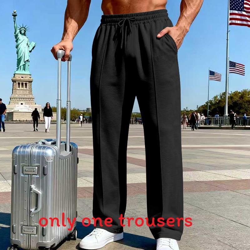 Mens Casual Sports Pants With Noniron Fabric For Daily Wear And Active Lifestyle