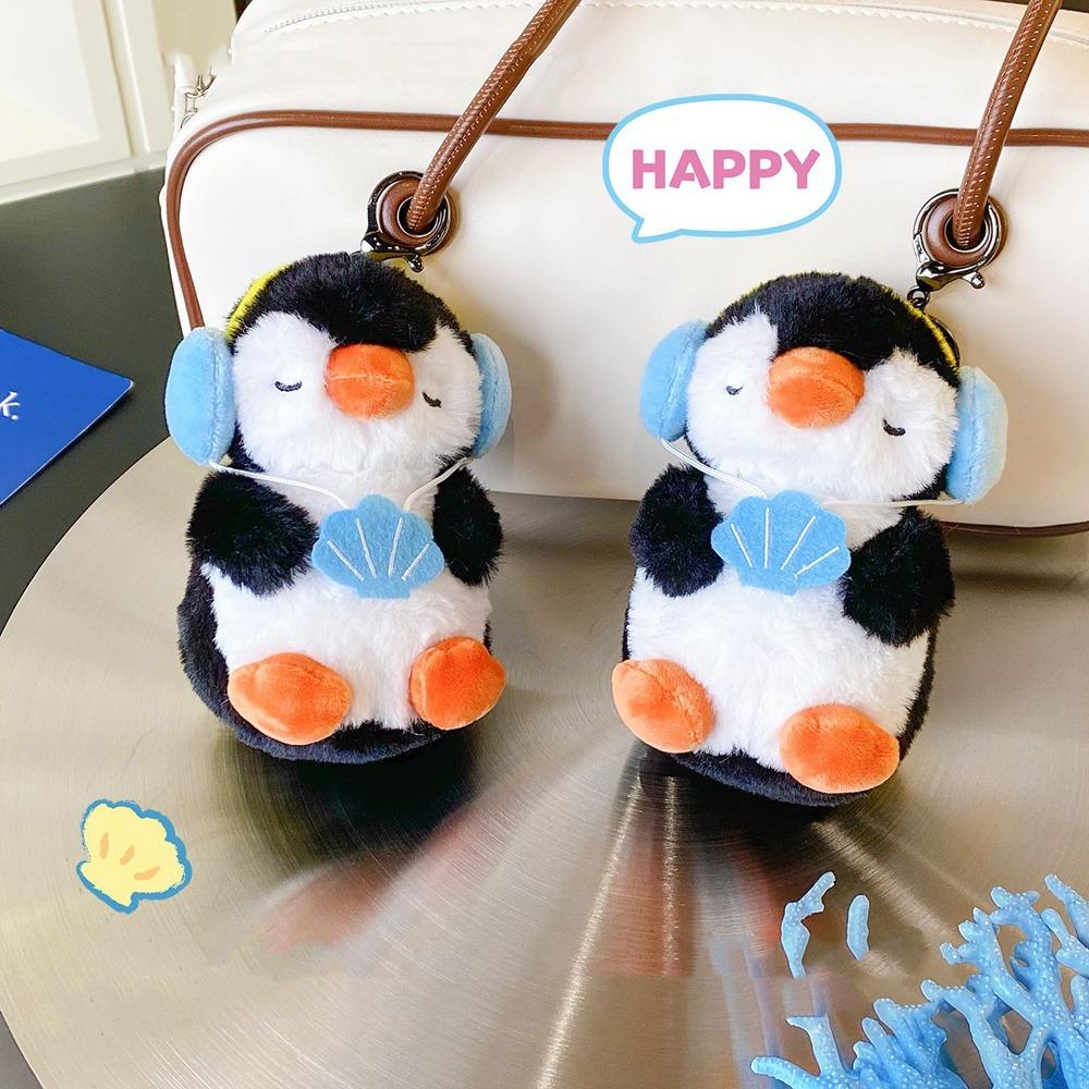 Stuffed Animal Phone Pingu Doll Pendant Funny Stuffed Penguin Toy  Couple Gift