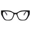 555 New Cat Eye Internet Celebrity With Anti-Blue Glasses 2024 Personalized Frame Sweet Cool Fashion Commuter Flat Mirror