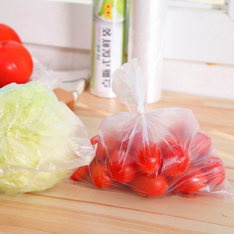 Good mother-in-law and daughter-in-law disposable point-off food preservation bag, refrigerator fruit preservation bag with roll bag