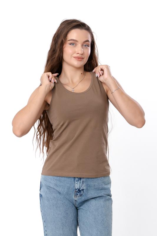 Sleeveless Top for Women – Breathable Cotton Lycra, Summer, 8187-036-1 HC