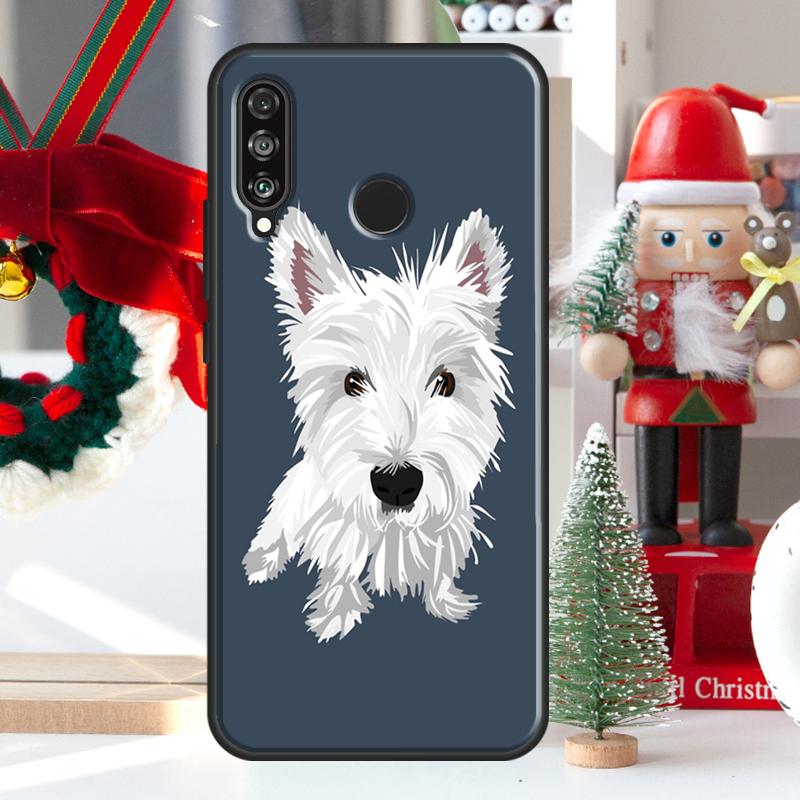 West Highland Terrier Westie For Huawei Nova 9 10 SE 11 Pro Y60 Y70 Y90 Y61 Y91 Y72 Y73 12i 11i 8i P20 P30 P40 Lite Case