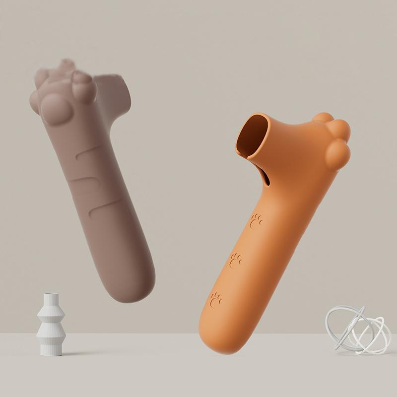 Silicone cat paw door handle protective cover, anti-static bedroom door handle cover, anti-collision pad