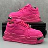 Fashion Red Platform Shoes For Man Punk Original Men's Sneakers Breathable Lace-up Summer Casual Sneaker Man Skateboard Shoes