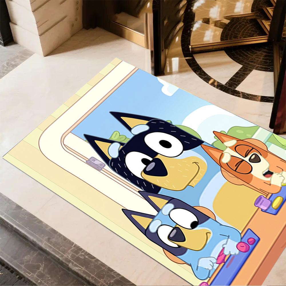 Dogs Refrigerator Adventure Carpet Design for Decorate room Study room Entryway Hallway Anti-slip Rug Office home decor
