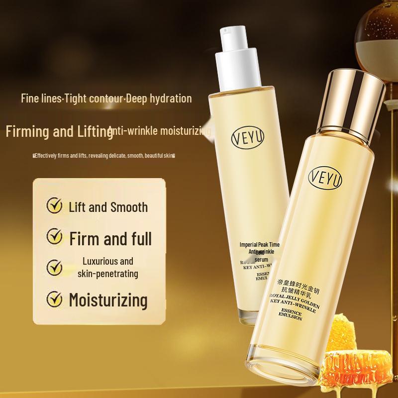 VEYU Imperial Bee Gold Key Anti-Wrinkle Moisturizing Serum - Lightweight, Non-Greasy, Stretchable Formula.