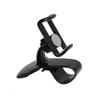 1Pc Black trument Panel Car Phone Holder Rearview Mirror Phone Holder Clip On Multifunctional GPS Navigation Bracket Car Part