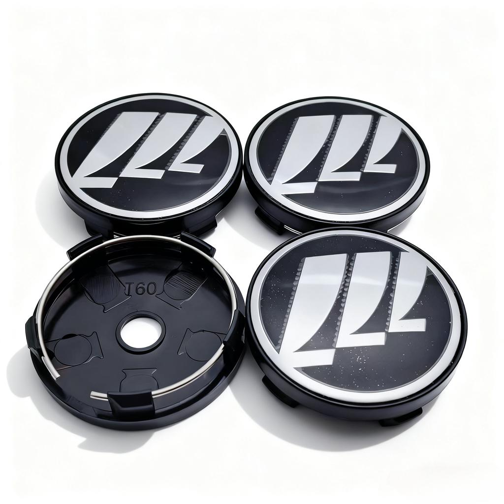 4pcs Lifan Logo Badge Emblem Car Wheel Center Caps 60MM Clips 56MM Wheels Hub Dust Cap Rim Hubcaps Cover Replace Car Accessories