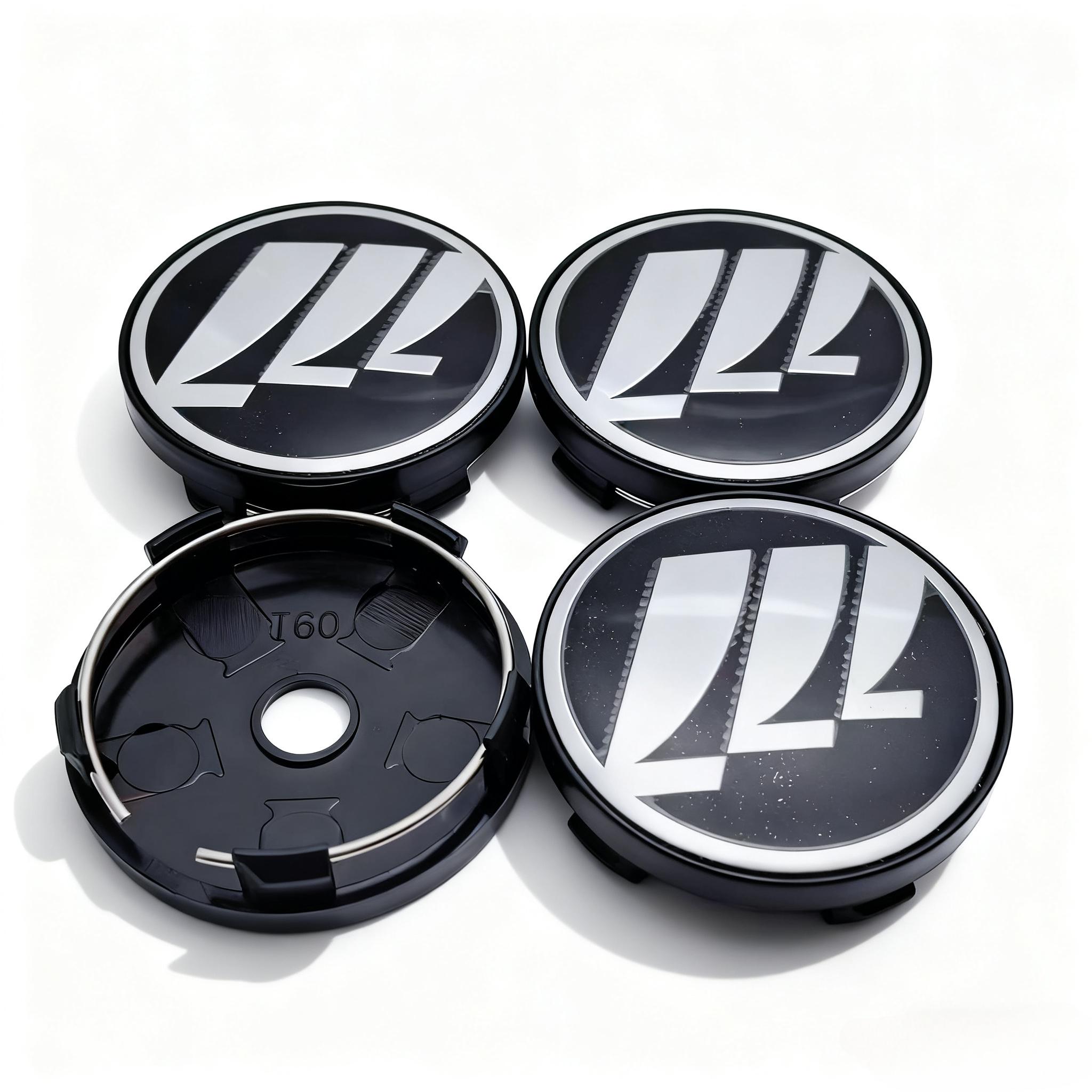 

4pcs Lifan Logo Badge Emblem Car Wheel Center Caps 60MM Clips 56MM Wheels Hub Dust Cap Rim Hubcaps Cover Replace Car Accessories Lifan Badge&4pcs T60 Wheel Cap