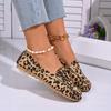 Women Casual Shoes New Spring Autumn Flat Loafers Shoes Women Non-slip Soft Leopard Print Flat Shoes Zapatos De Mujer