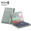 Women Men RFID Vintage Business Passport Covers Holder Multi- ID Bank Card PU Leather Wallet Case Travel Accessories