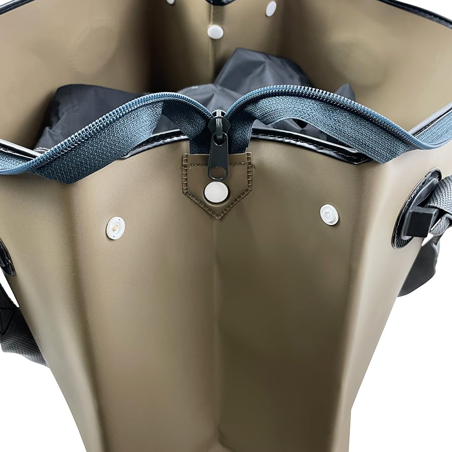 Tsulino Wasserdichte Handliche Tasche, Braun