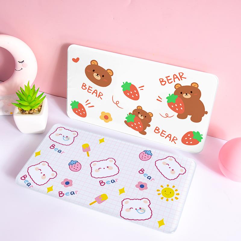 Portable Mini Cartoon Bathroom Scale Electronic Weight Scales Bascula Lcd Digital Scale Body Weight Smart Balance Boarding Scale